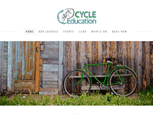 Tablet Screenshot of cycleducation.com.au